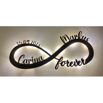 Personalisiertes Infinity ♾️ Motiv - Eine zeitlose Erinnerung